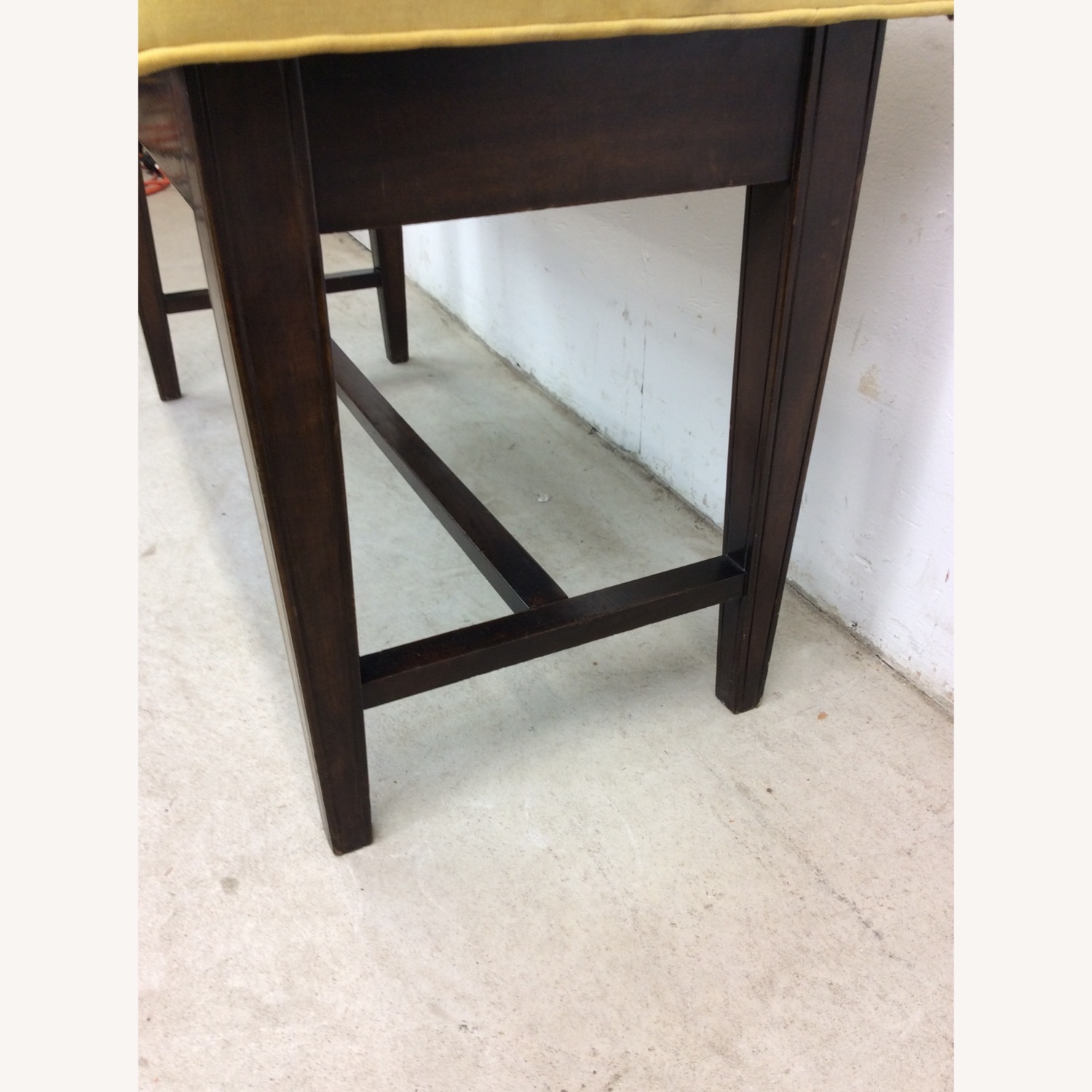 Mid Century Upholstered Piano Bench with Storage - image-9