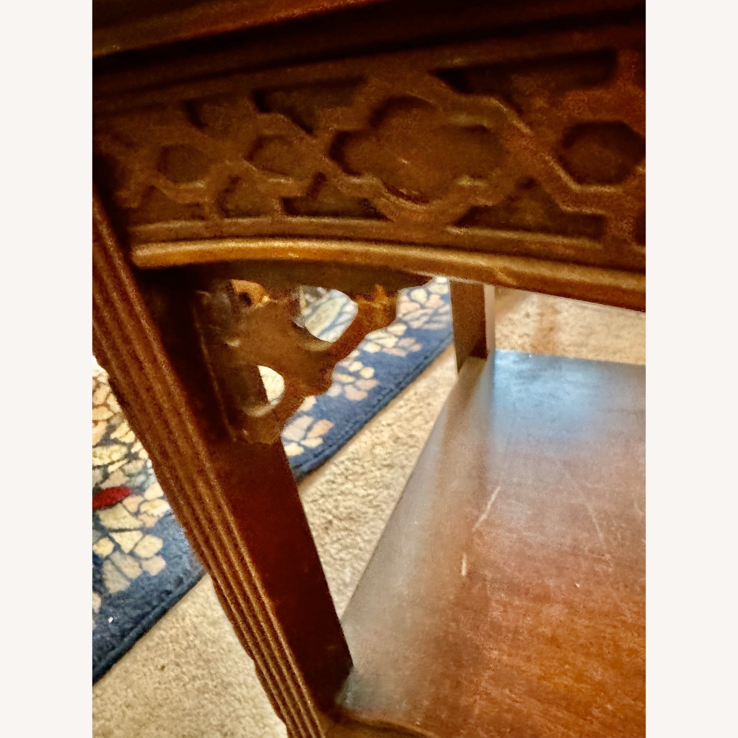 Brown Wood End Table - image-3