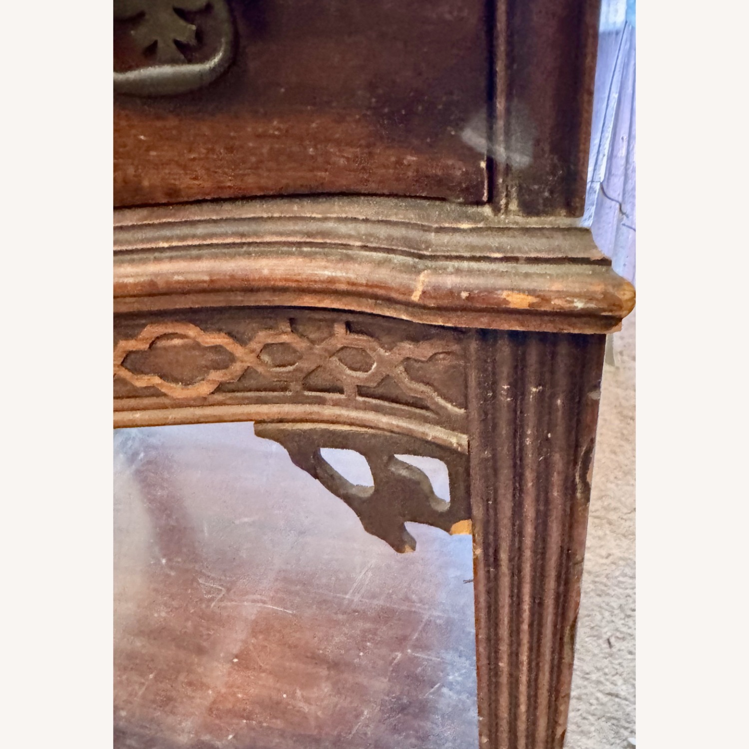 Brown Wood End Table - image-2