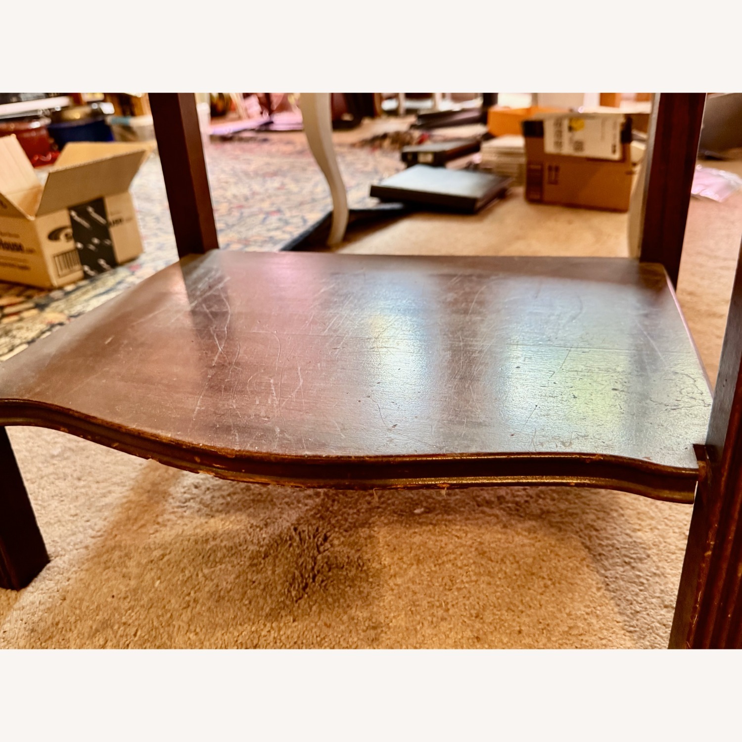 Brown Wood End Table - image-4