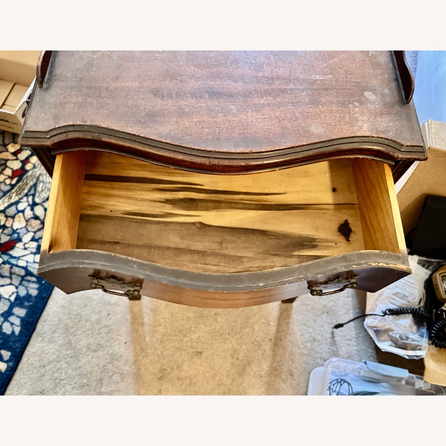 Brown Wood End Table - image-5