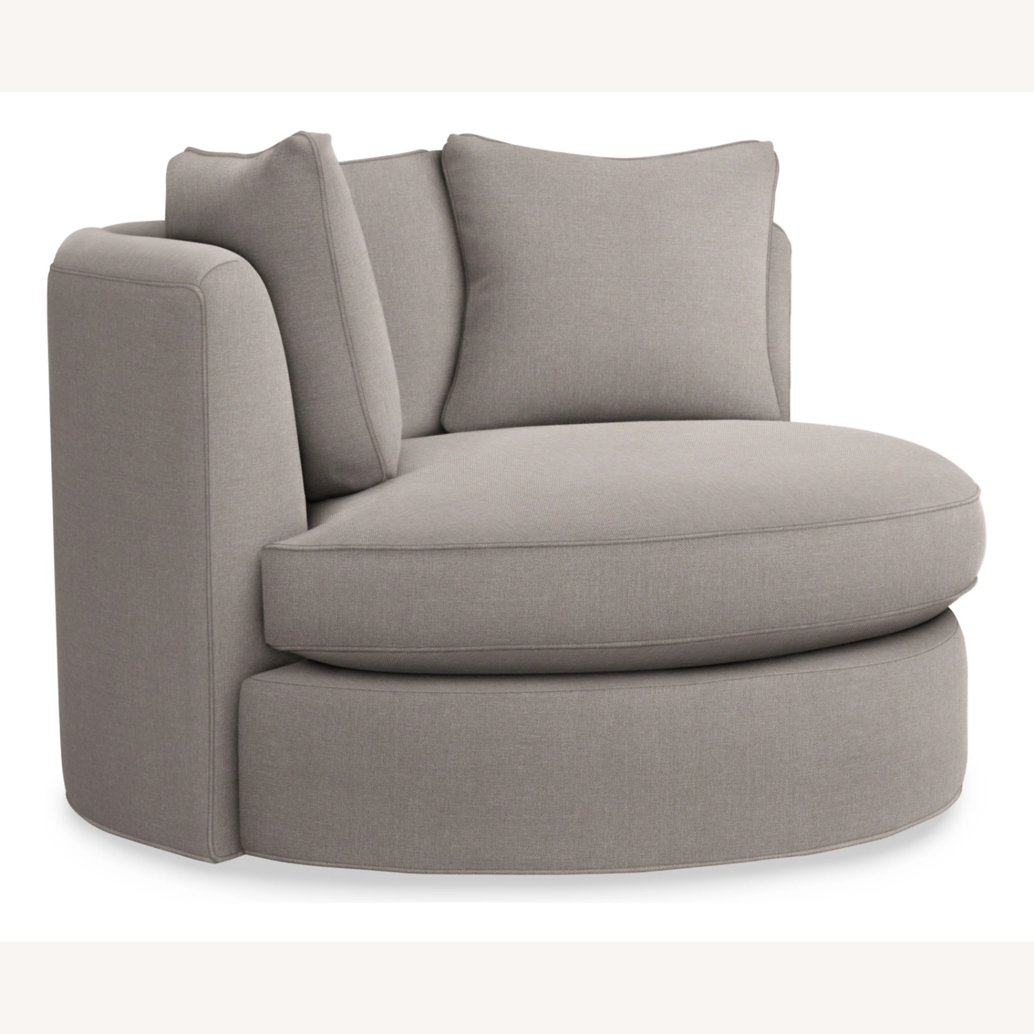 Gray Room & Board Eos Oversized Swivel Chair - image-4