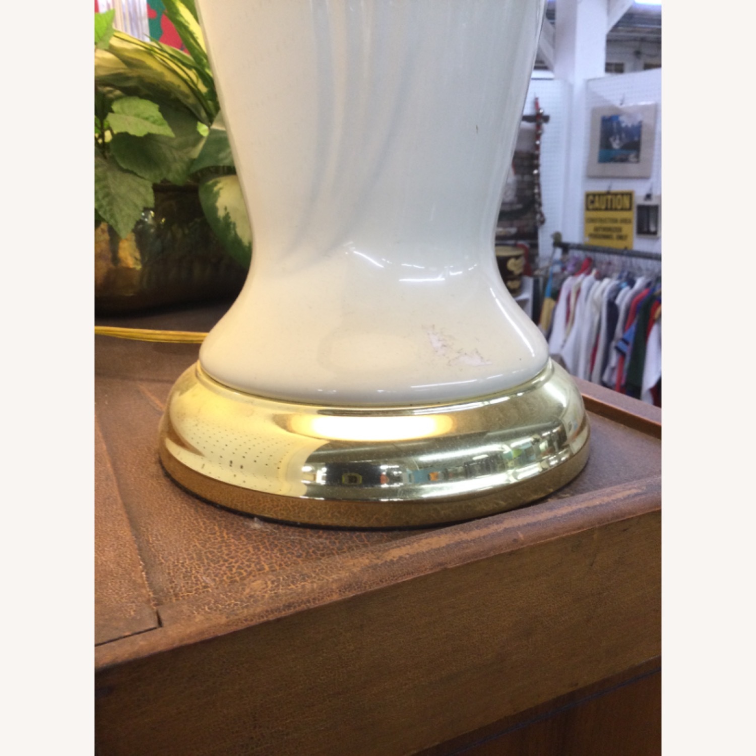 Postmodern Ceramic Table Lamp with Brass Base - image-16