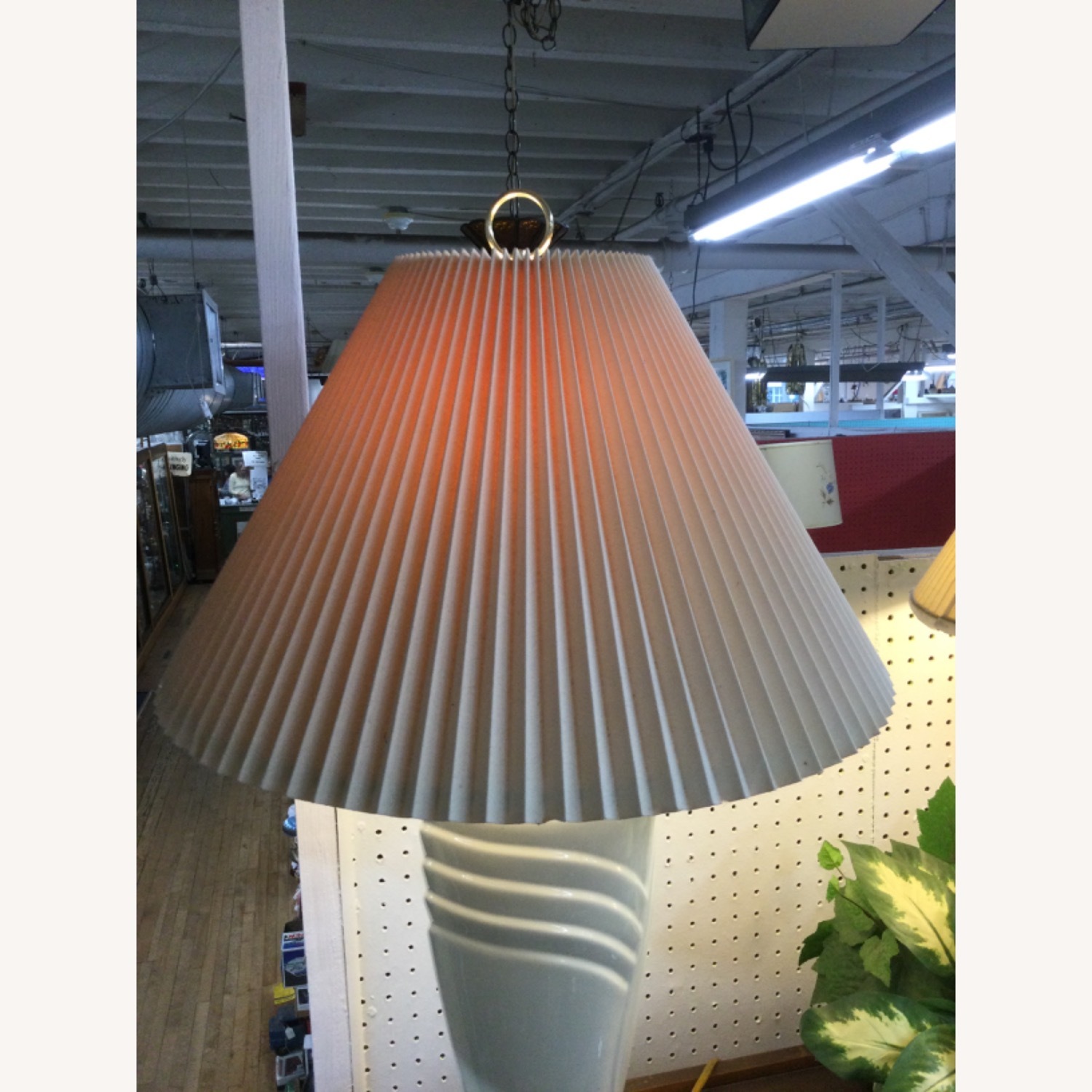 Postmodern Ceramic Table Lamp with Brass Base - image-10