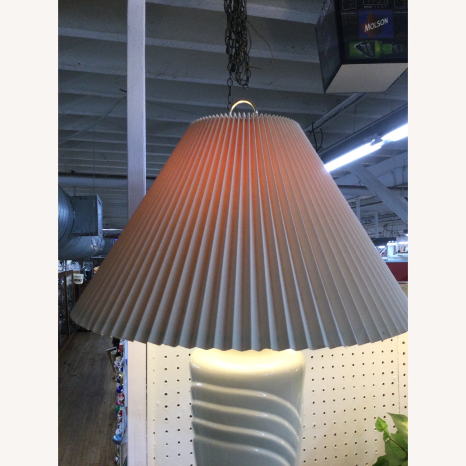 Postmodern Ceramic Table Lamp with Brass Base - image-5
