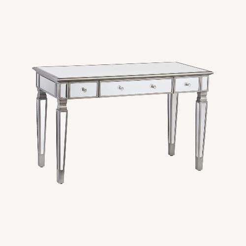 Used Glass Mirror Desk for sale on AptDeco