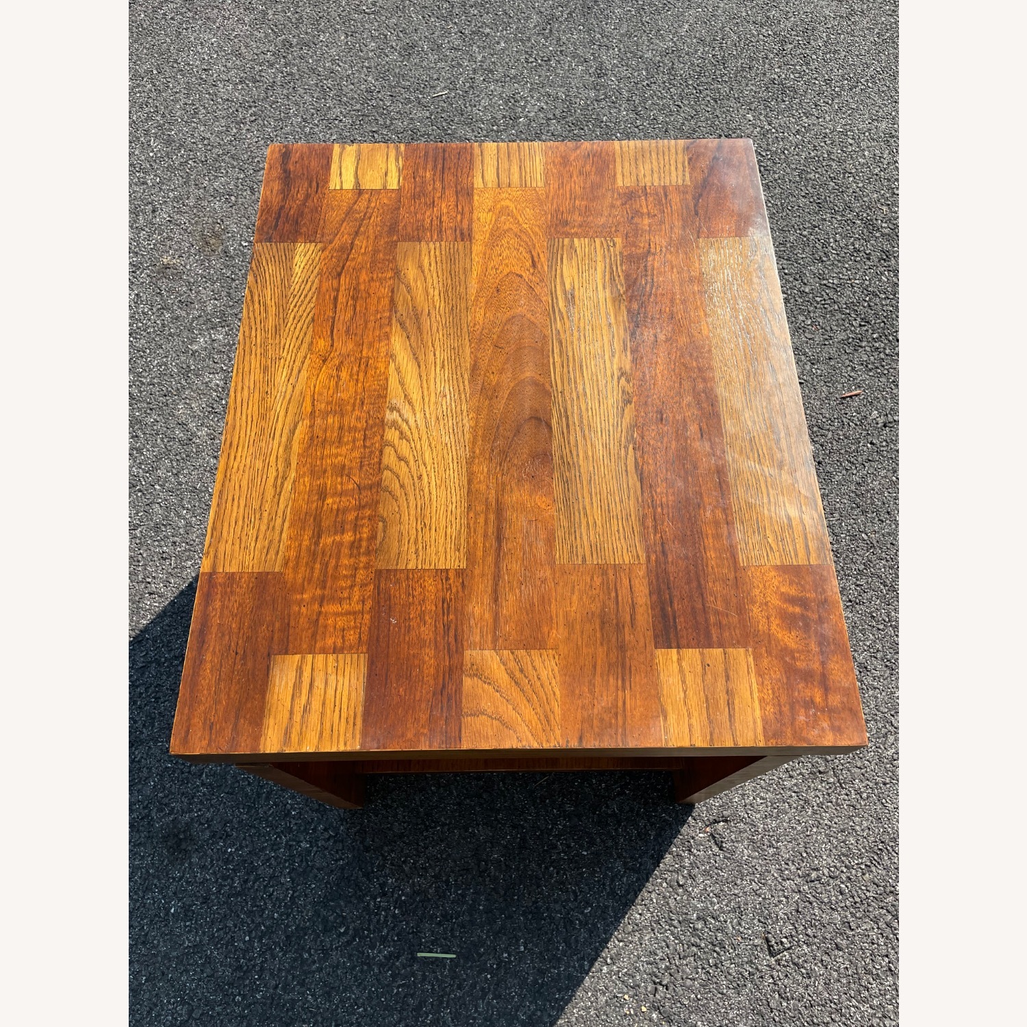 Vintage Lane MCM Brutalist Table - image-6