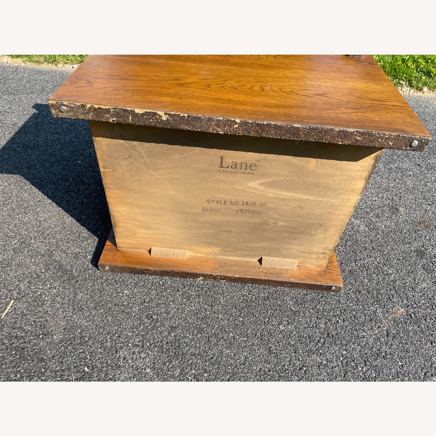 Vintage Lane MCM Brutalist Table - image-9