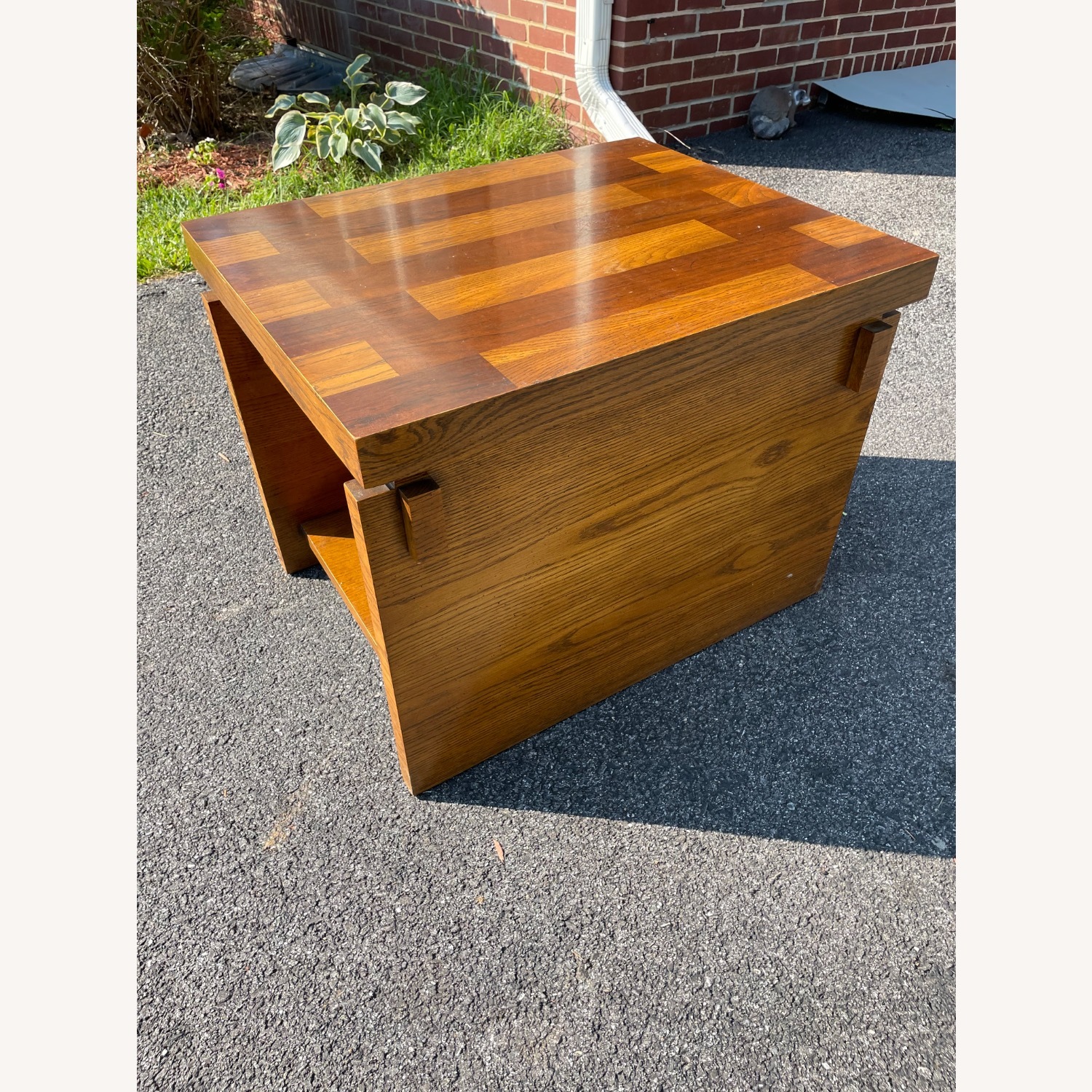 Vintage Lane MCM Brutalist Table - image-3