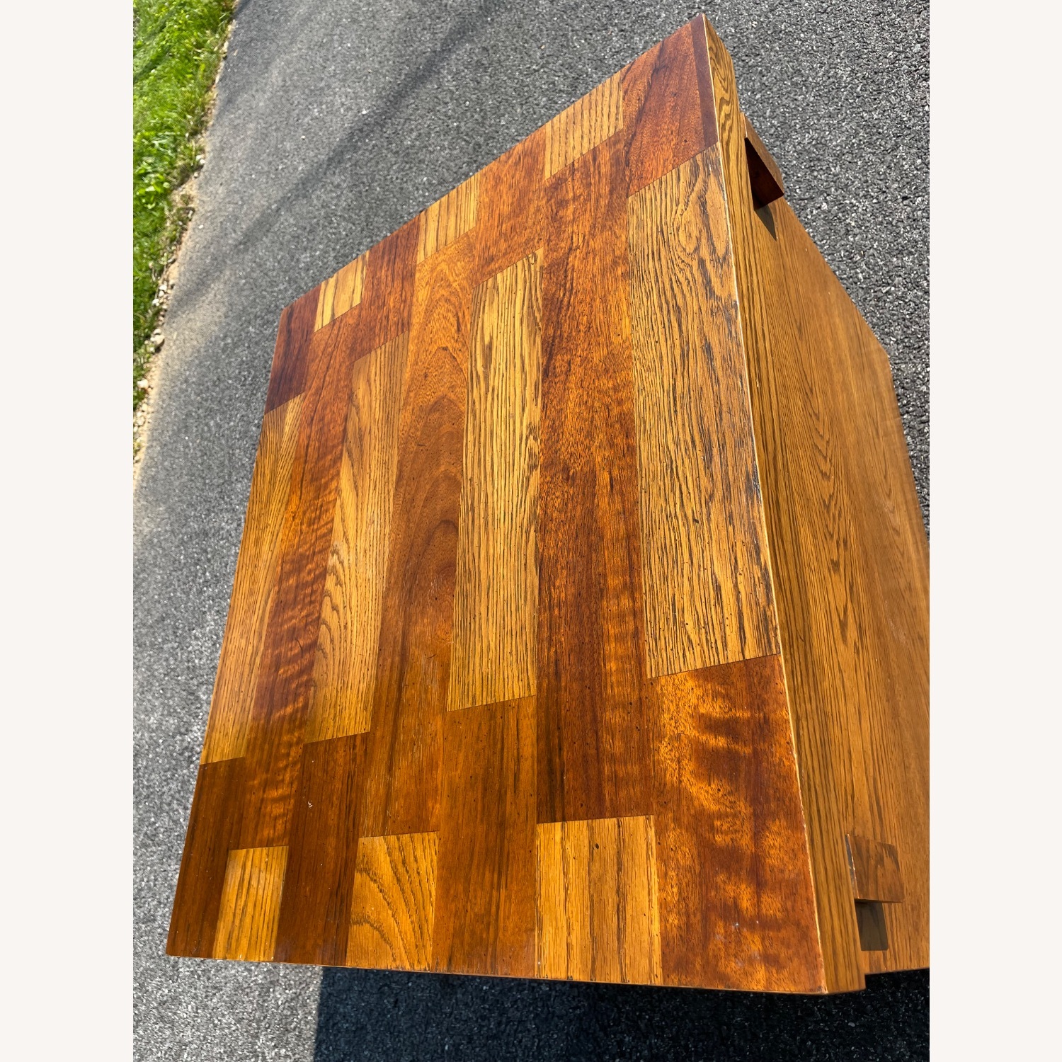 Vintage Lane MCM Brutalist Table - image-7