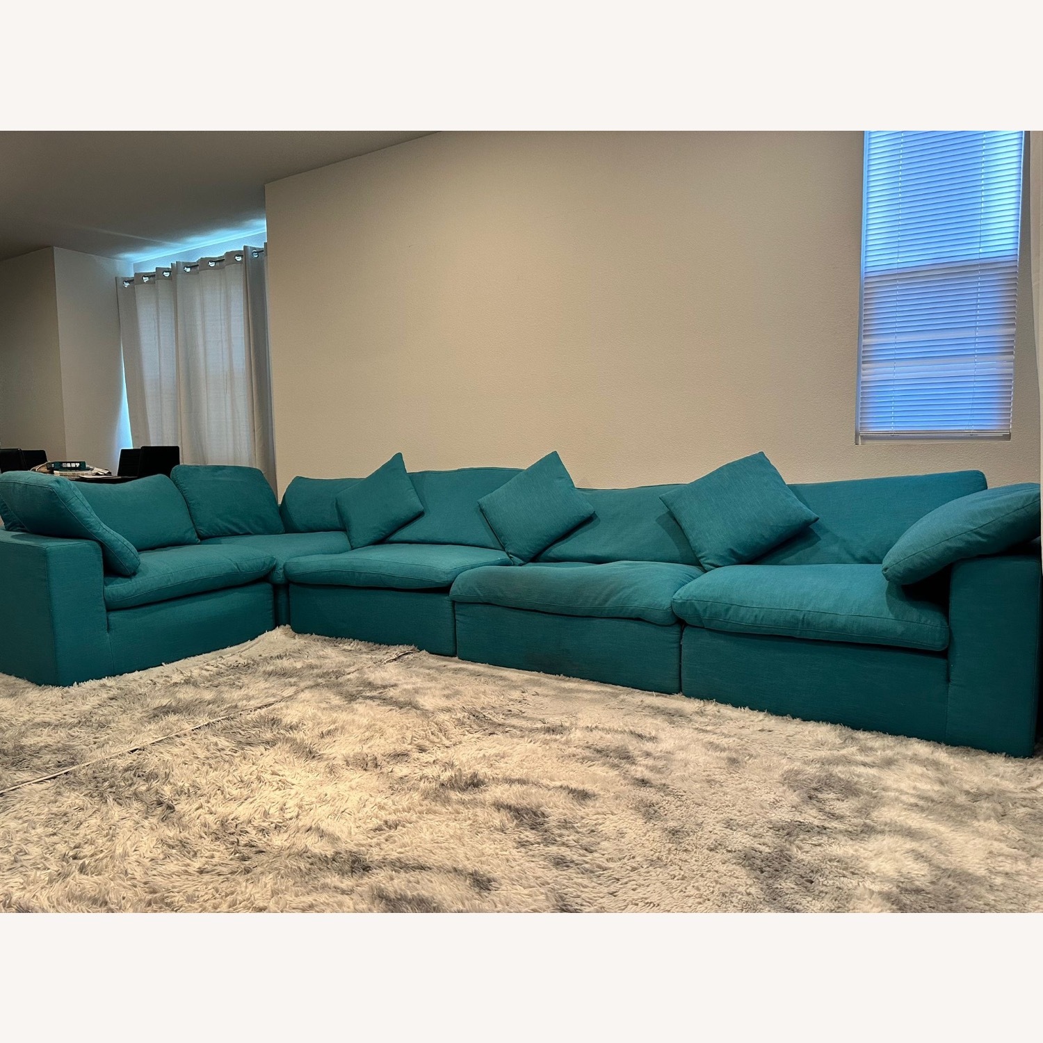 Commix Teal 5 Piece Sectional Sofa  - image-2