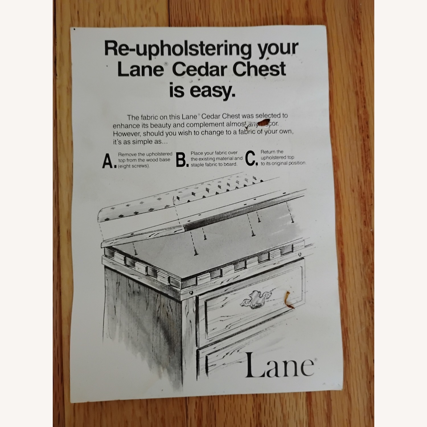 Vintage Lane Cedar Chest – 1932 - image-15