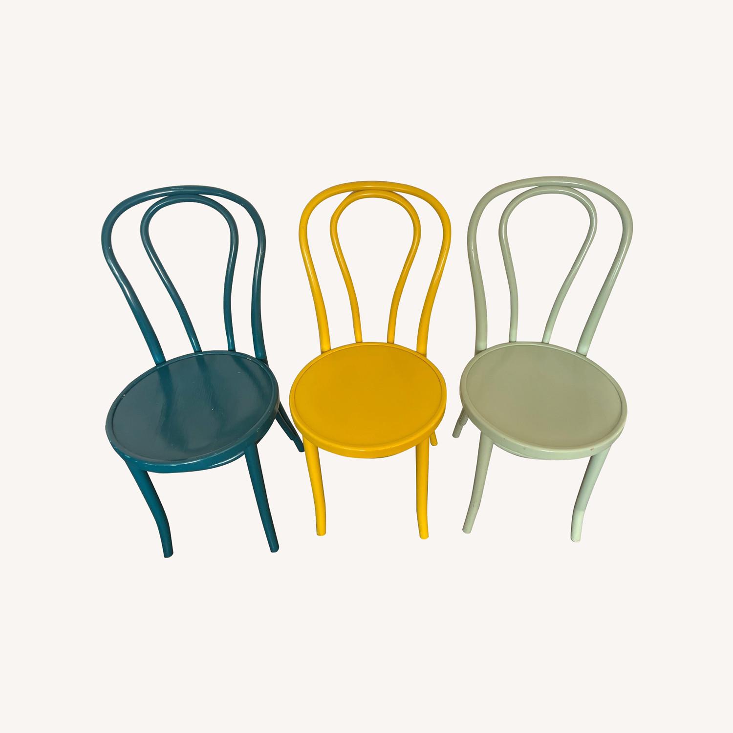 Crate & Barrel Vienna Chairs - image-0