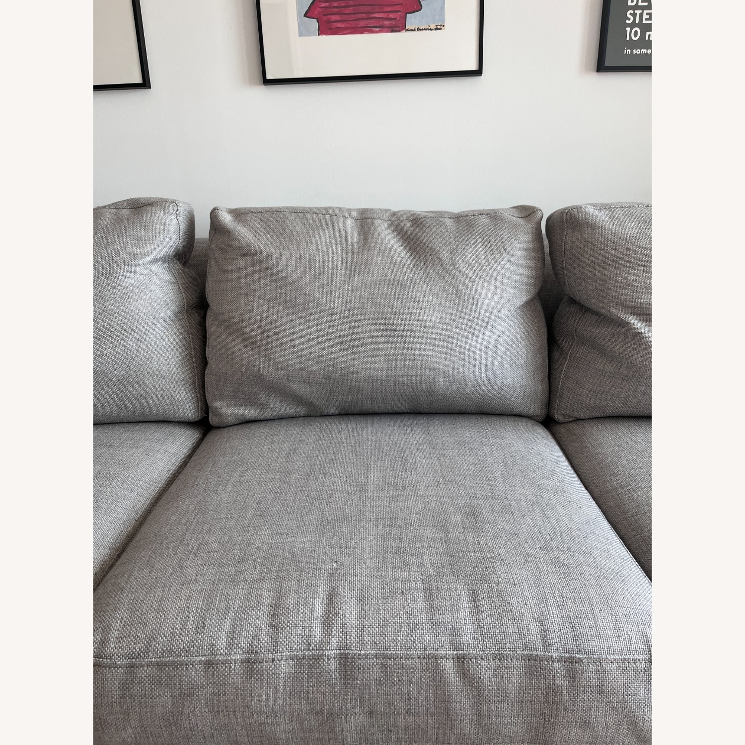 Crate & Barrel Barrett Three Seater 91" Sofa - image-3