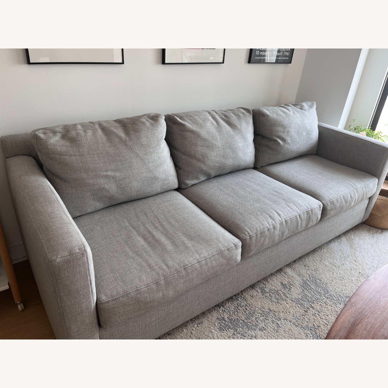 Crate & Barrel Barrett Three Seater 91" Sofa - image-2
