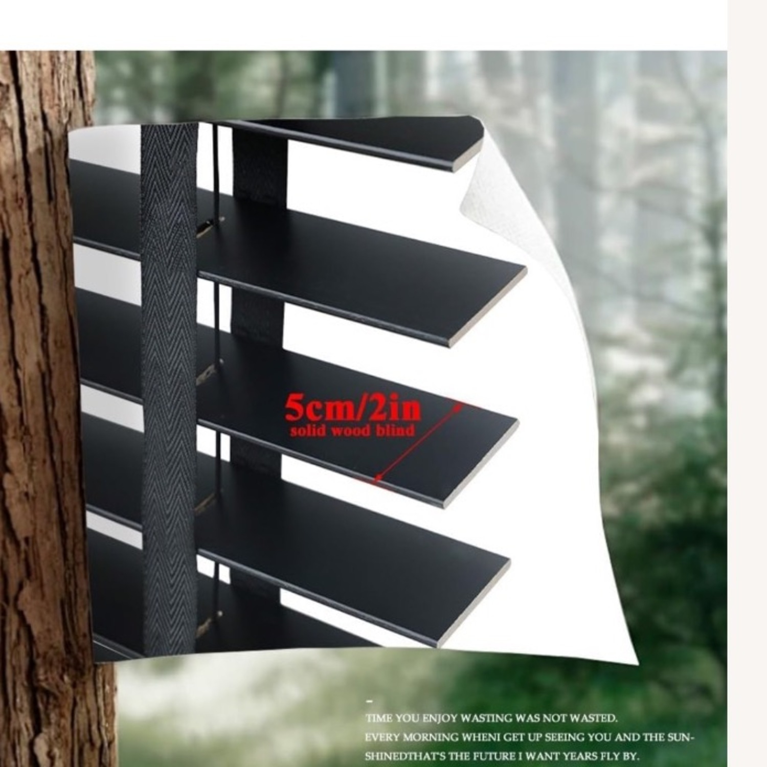 Shades Real Wood Black Stained - image-3