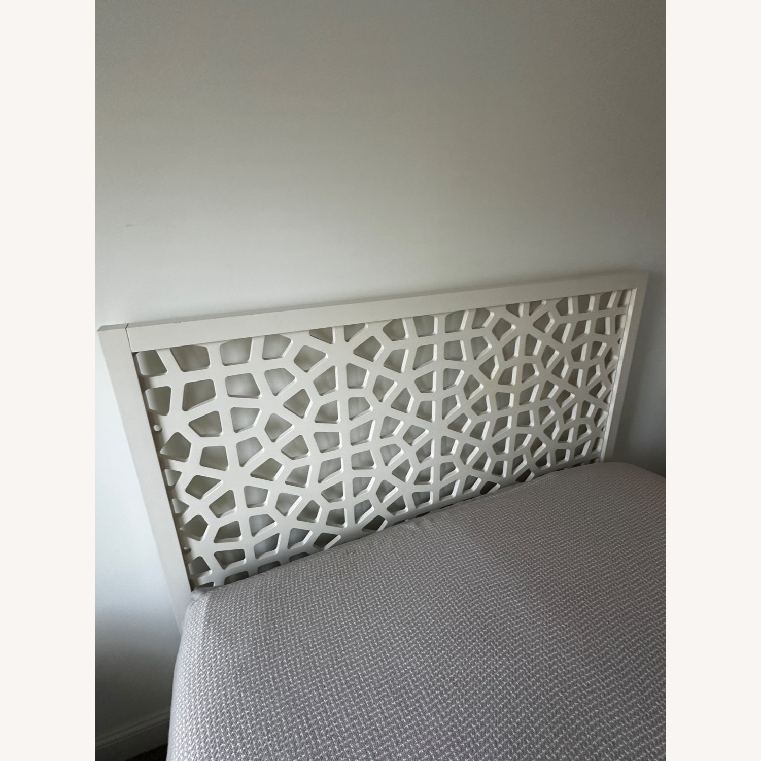 West Elm Queen Bed Frame w/ Morocco Headboard - image-6