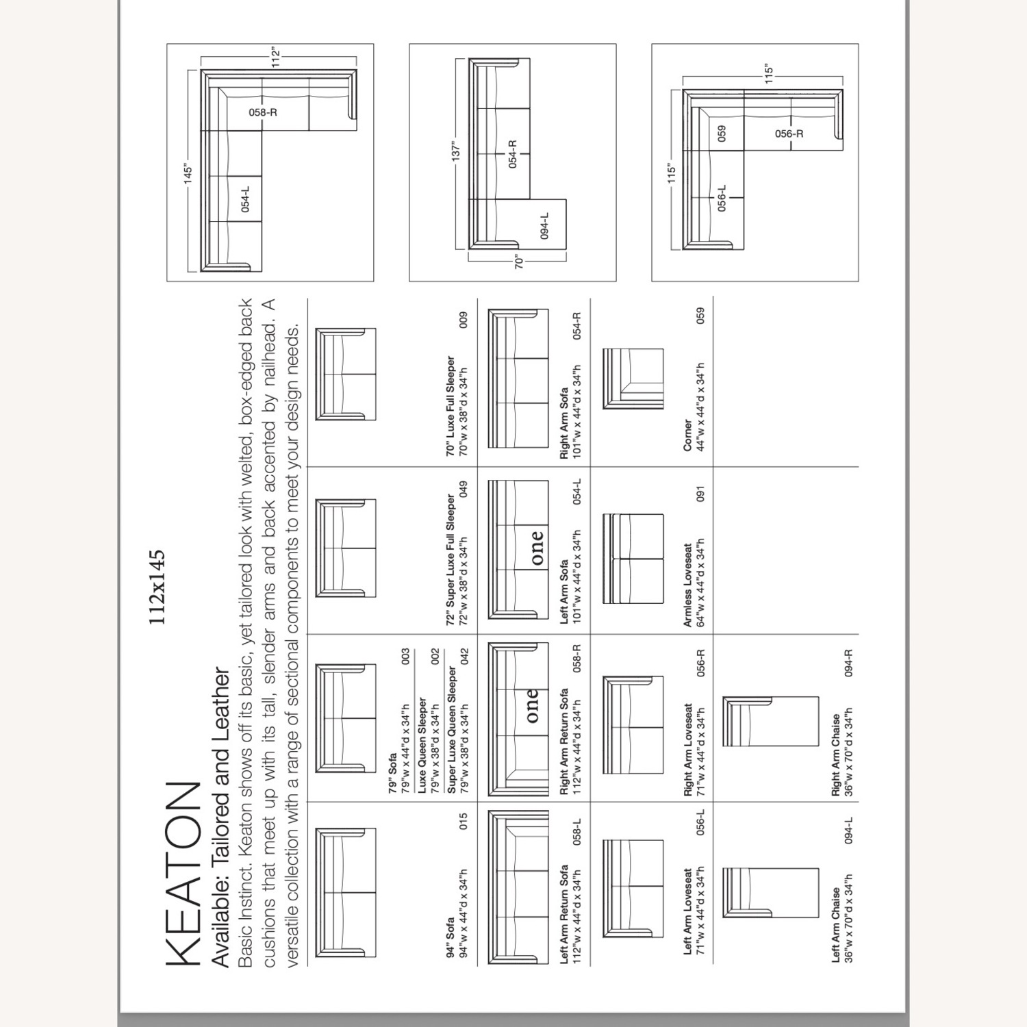 Mitchell Gold + Bob Williams Keaton Sectional - image-9