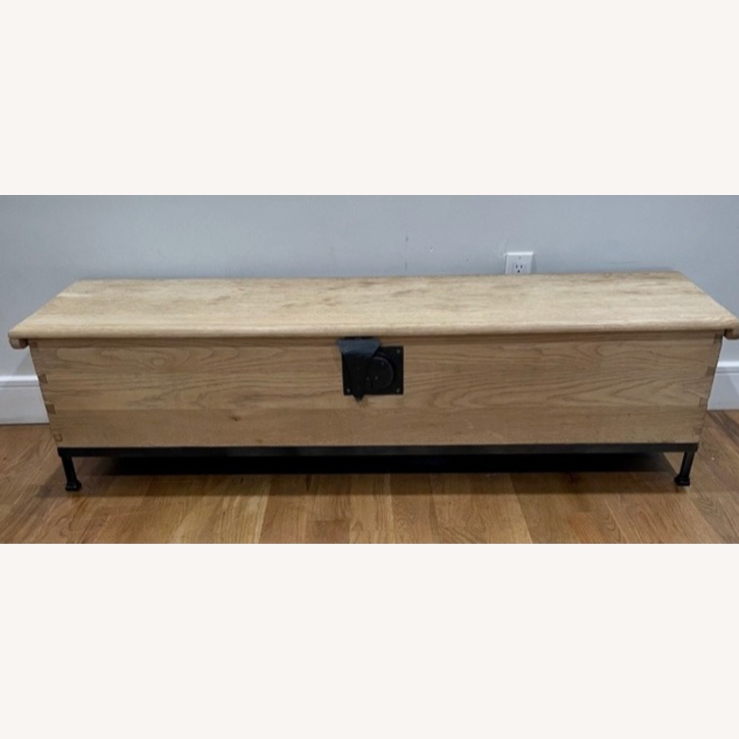 Restoration Hardware 18th Century Oak Trunk 55" - image-5