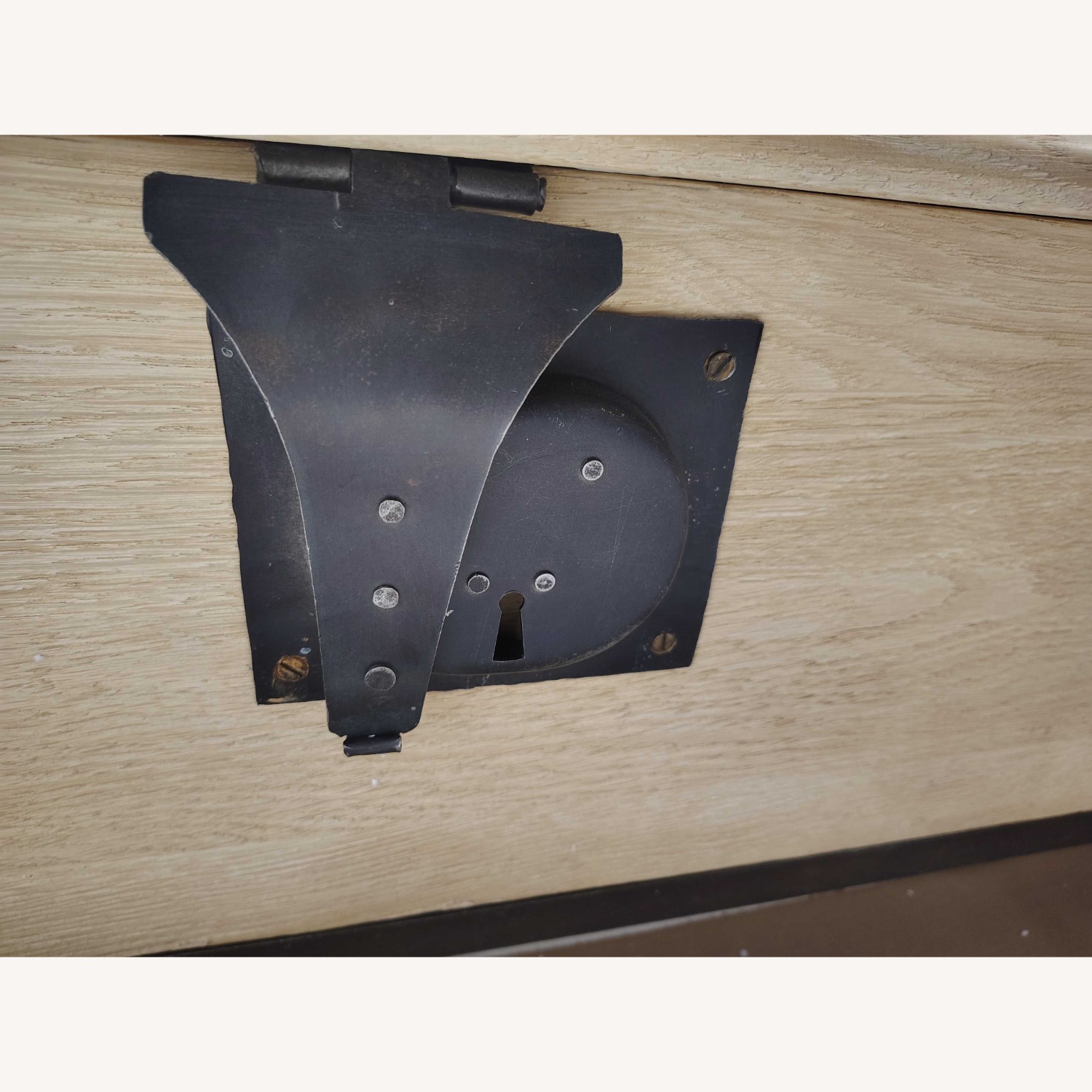 Restoration Hardware 18th Century Oak Trunk 55" - image-4