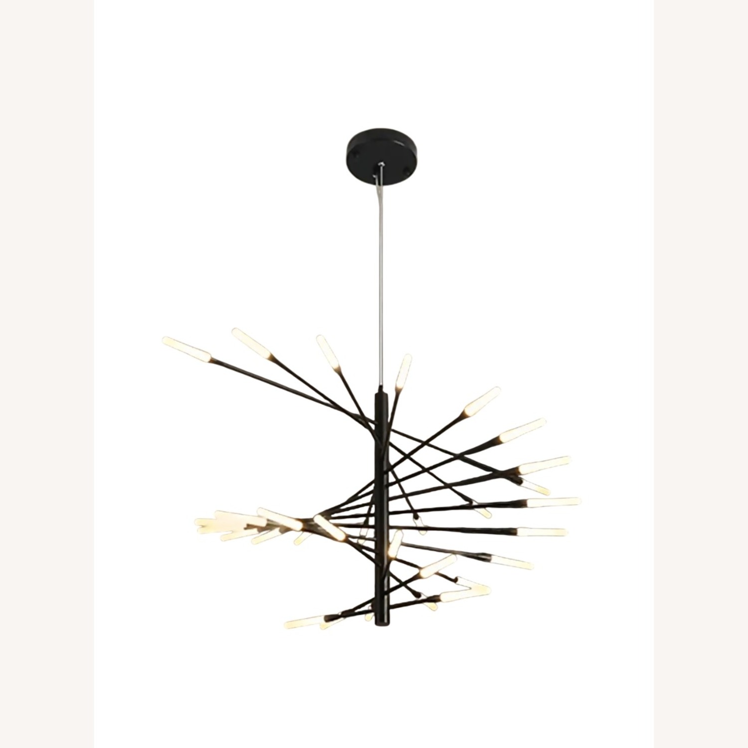 Duplex Firework Shape LED Chandelier, 39.4' - image-1