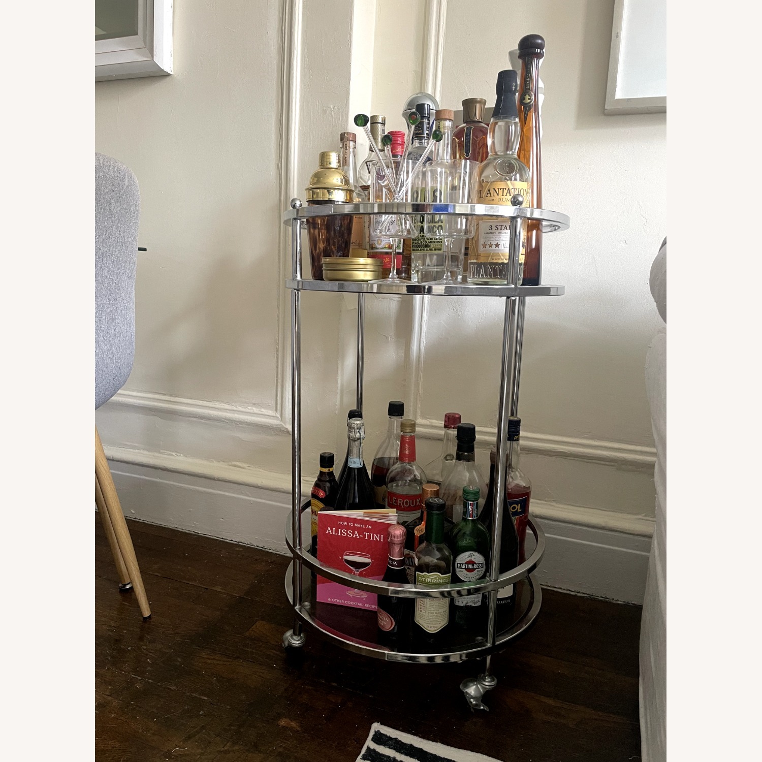 Silver Bar Cart  - image-4