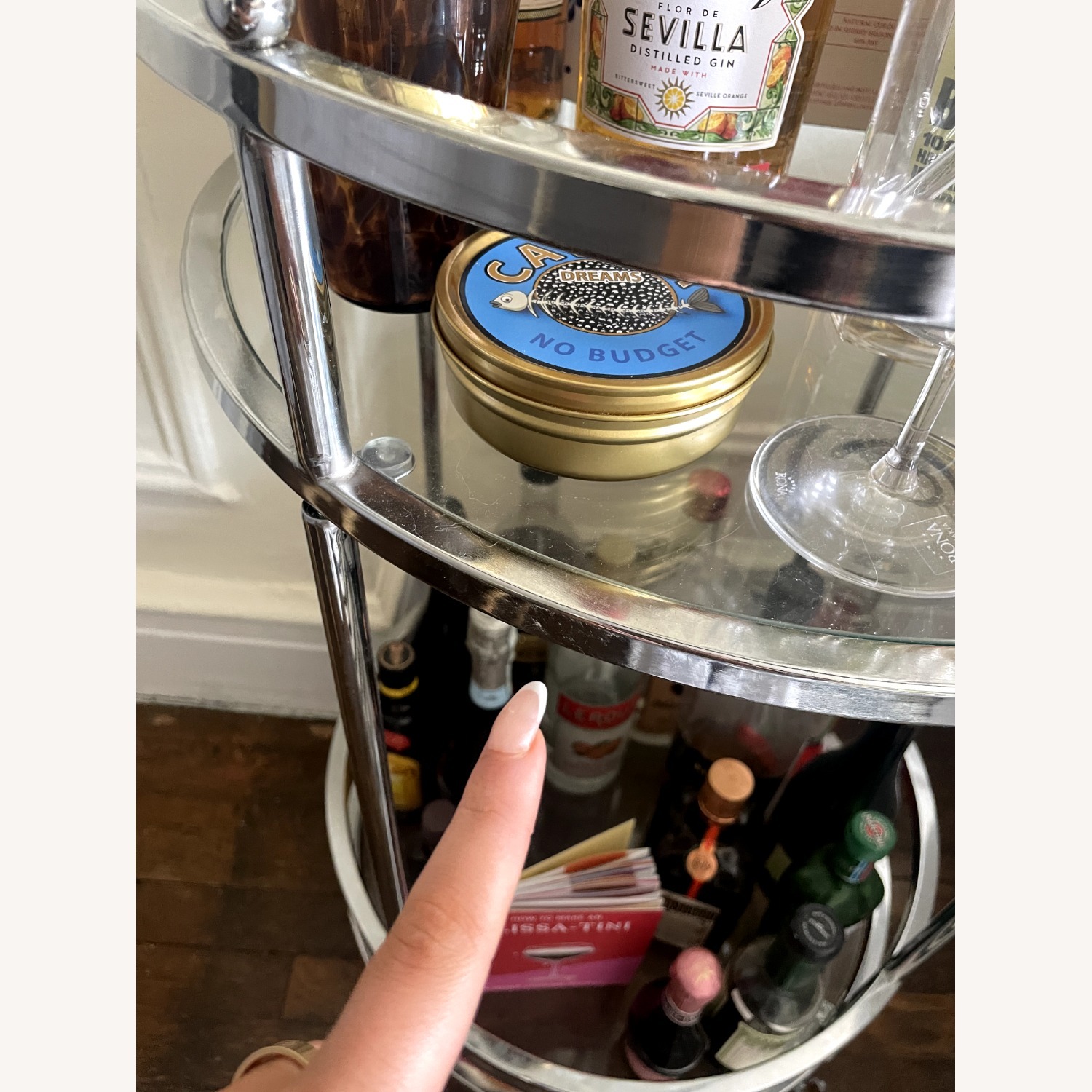 Silver Bar Cart  - image-3