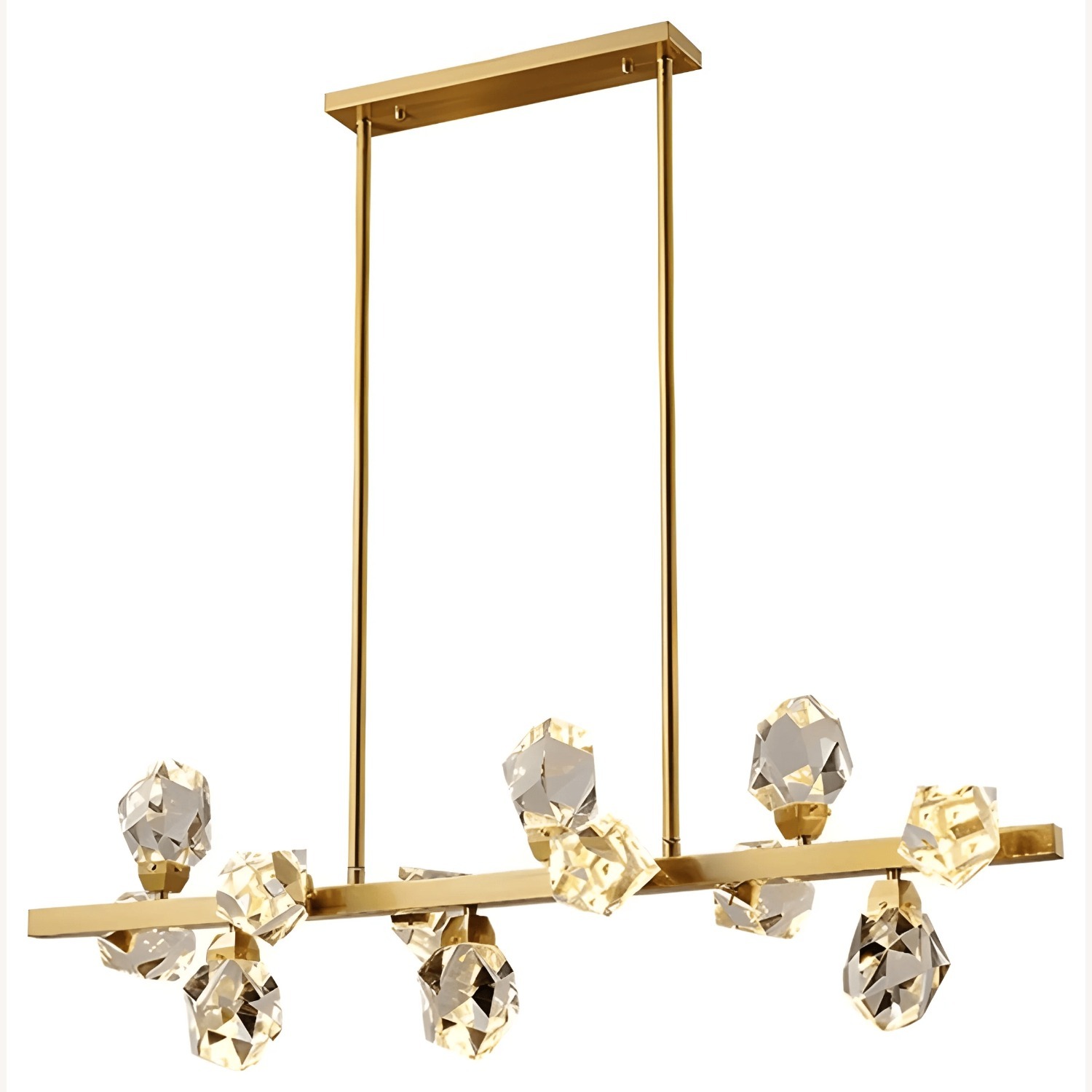 Linear Diamond Crystal Chandelier - image-0