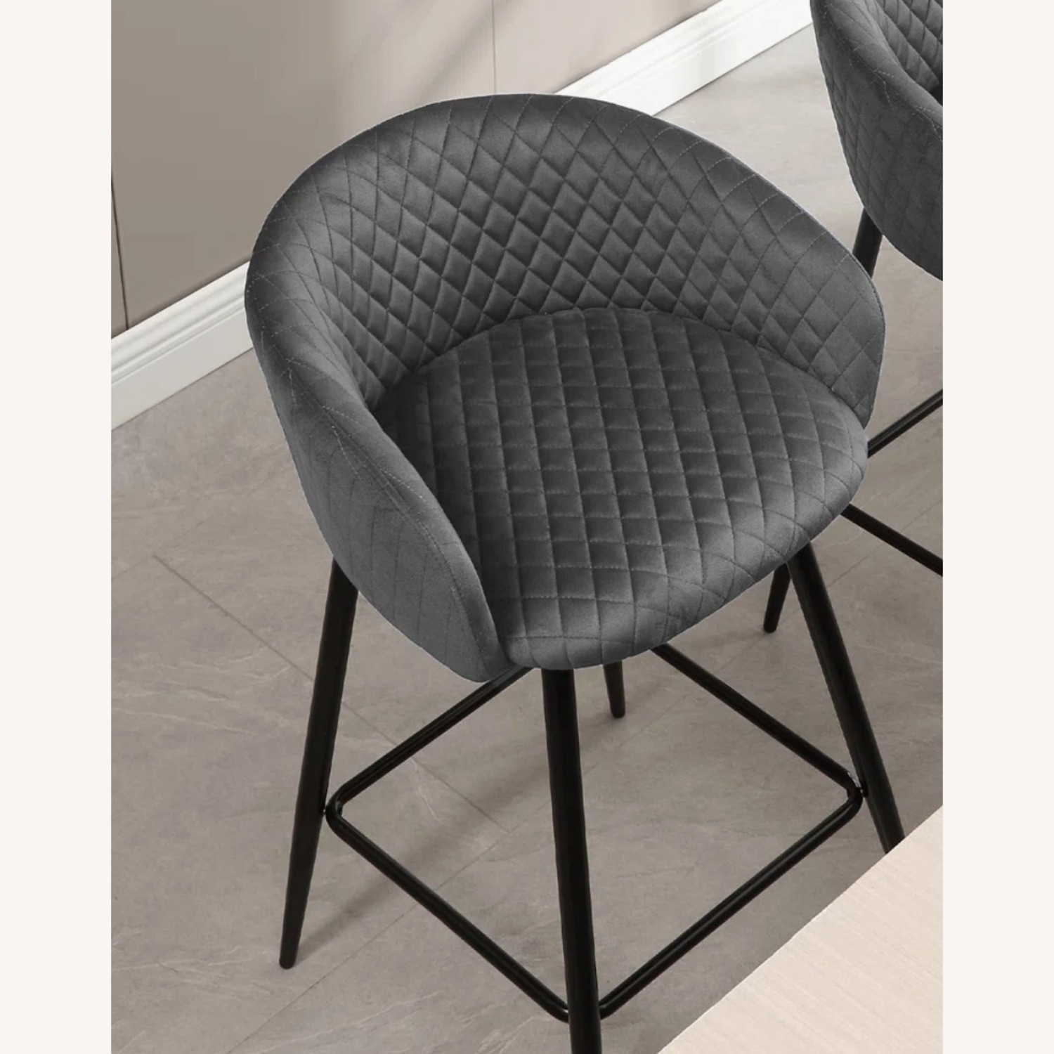 Wayfair Osny 26'' Black Bar Stool (Set of 3)  - image-4