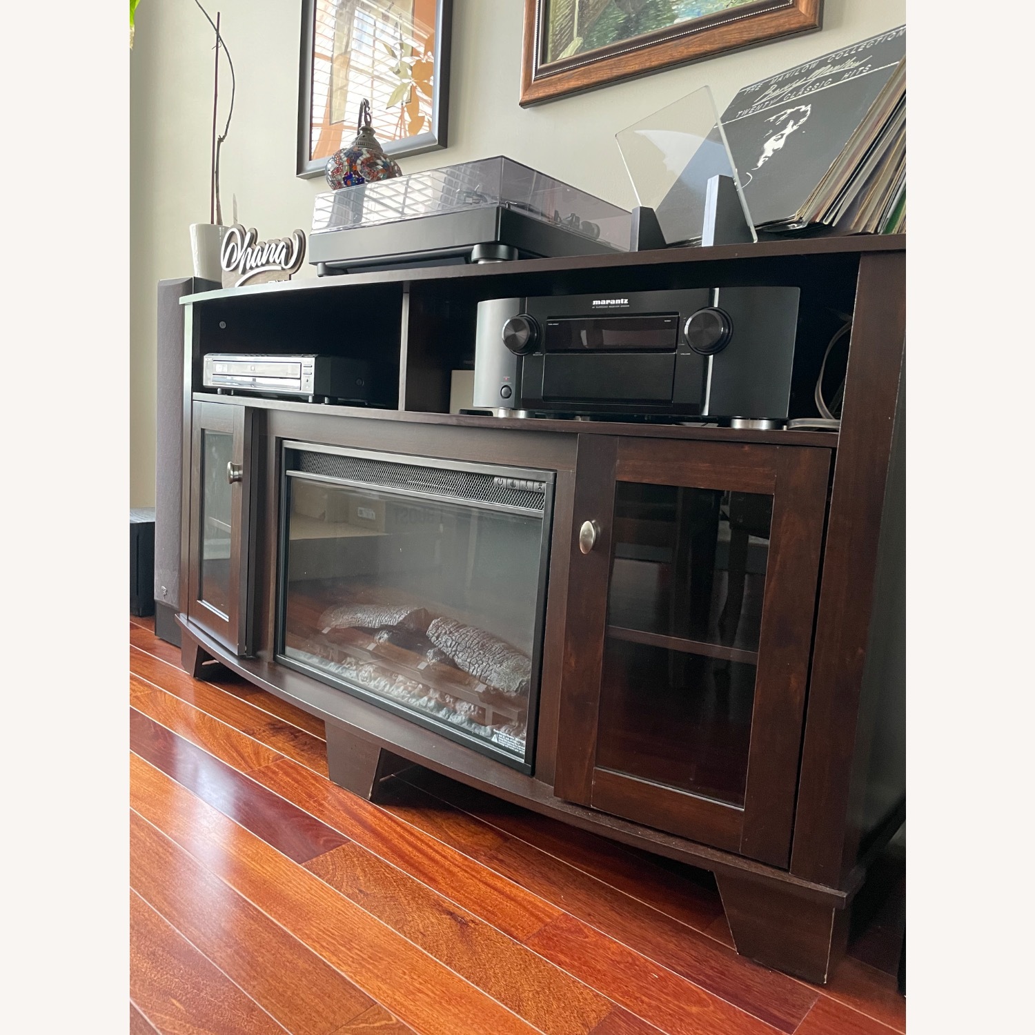 Fireplace Media Console - image-2