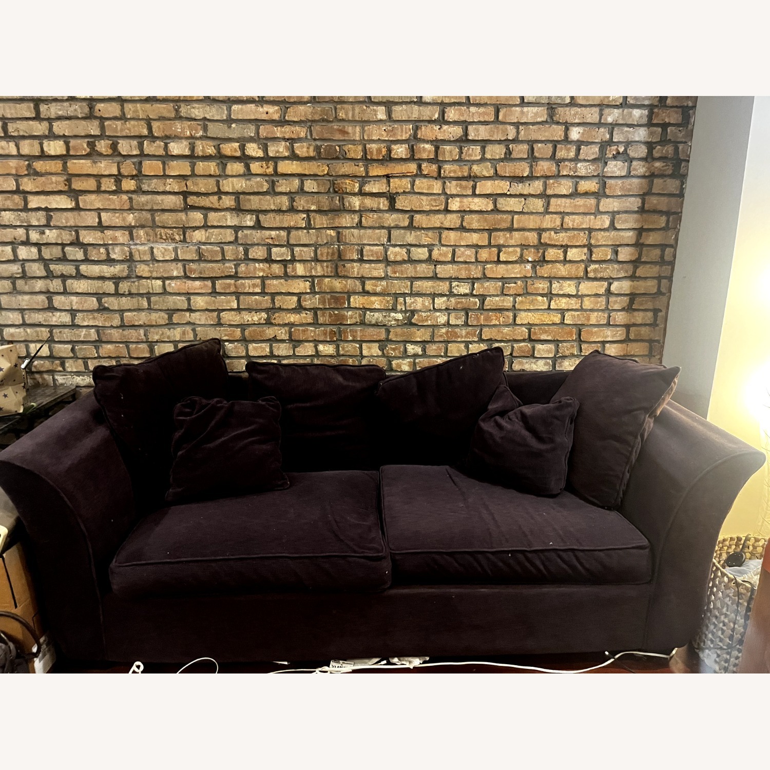 Purple Comfy Couch - image-1