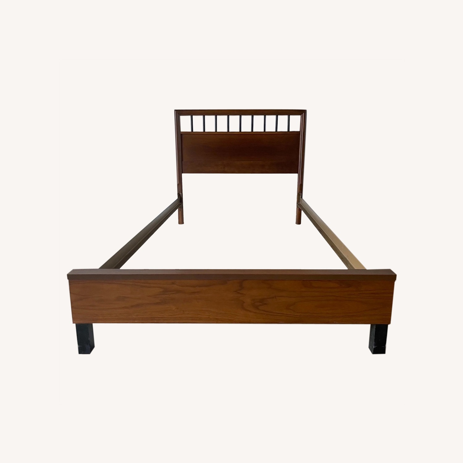 Mid-Century Twin Bed Frame - image-0