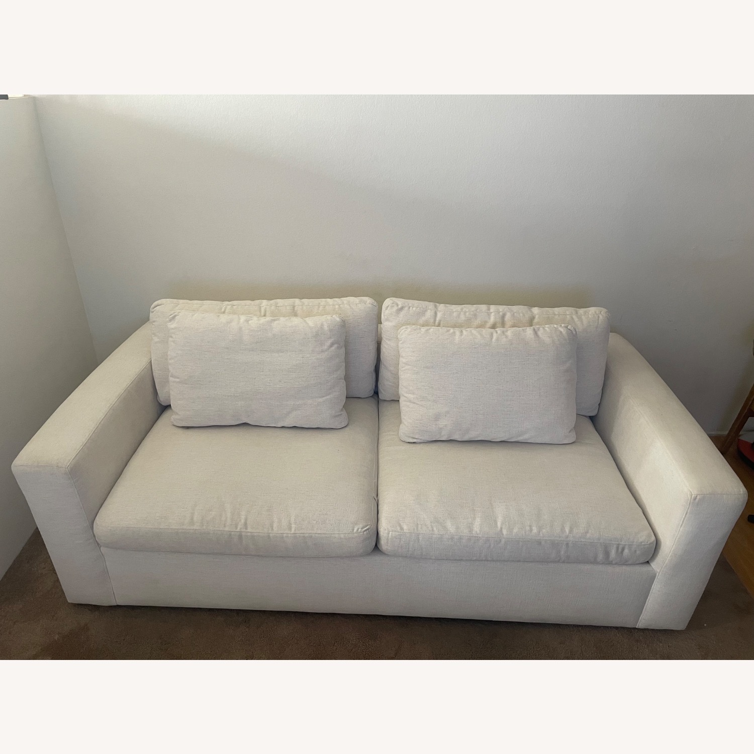 Arhaus-Ashby Neutral 2 Seater with Ottoman - image-2