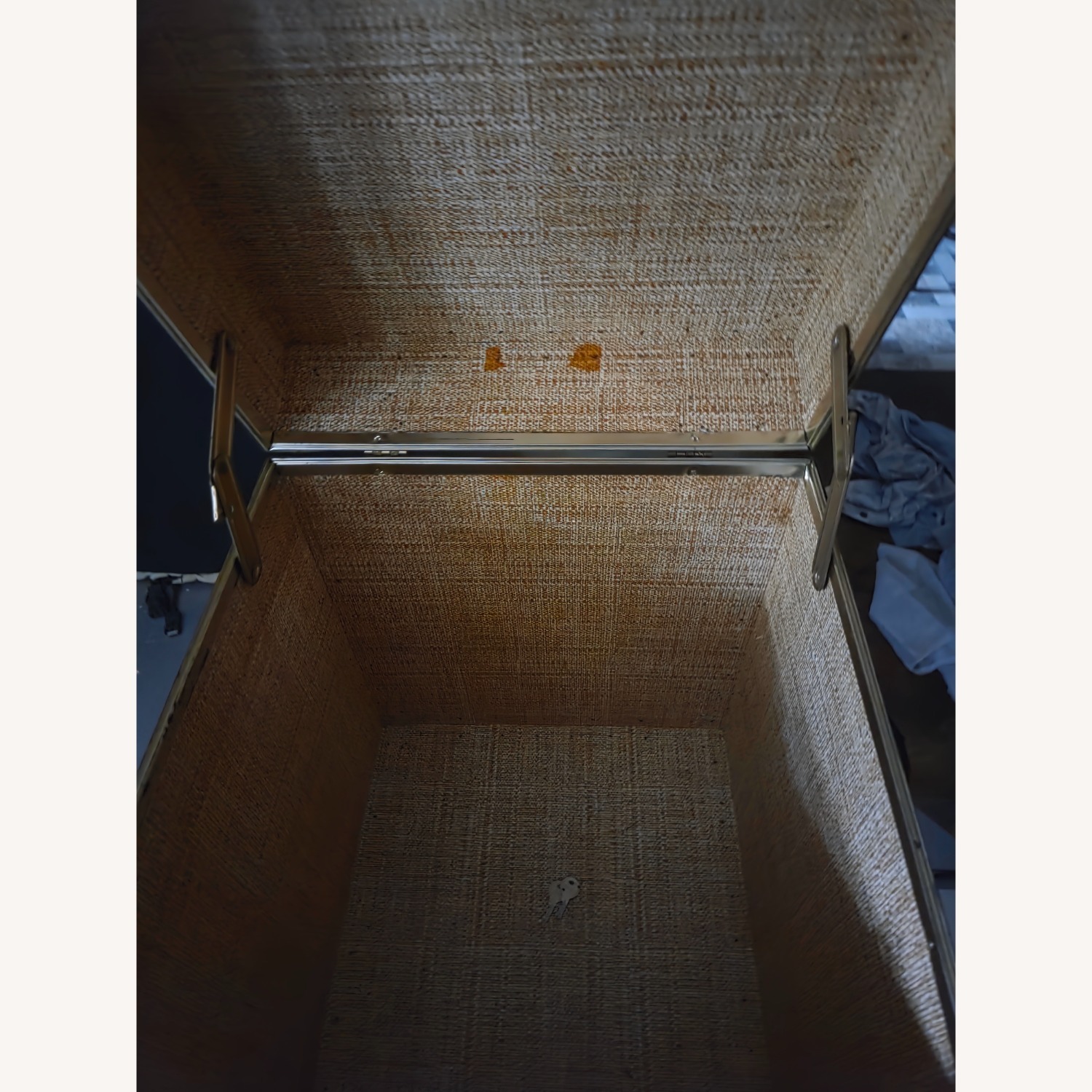 Antique Brass Hope Chest with Keys - image-5