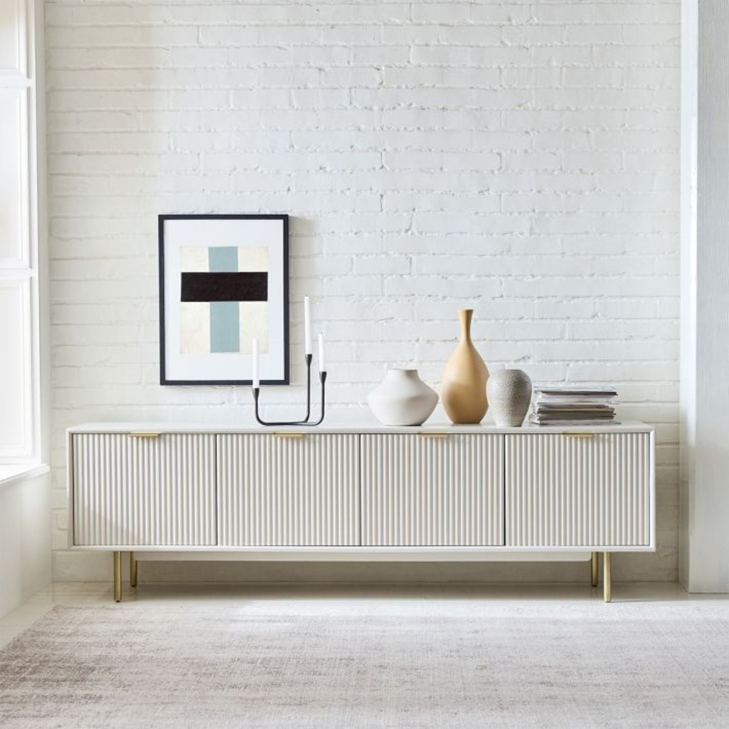West Elm Quinn Media Consolenull