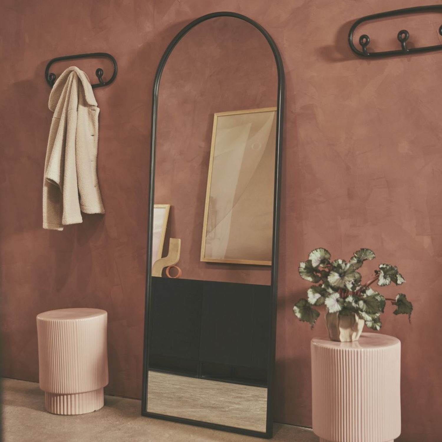 West Elm Fluted Ceramic Indoor/Outdoor Side Table - image-5