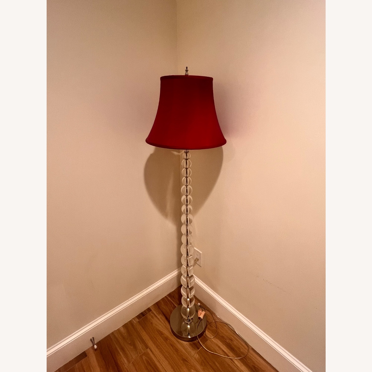 Pottery Barn Stacked Crystal Floor Lamp - image-2