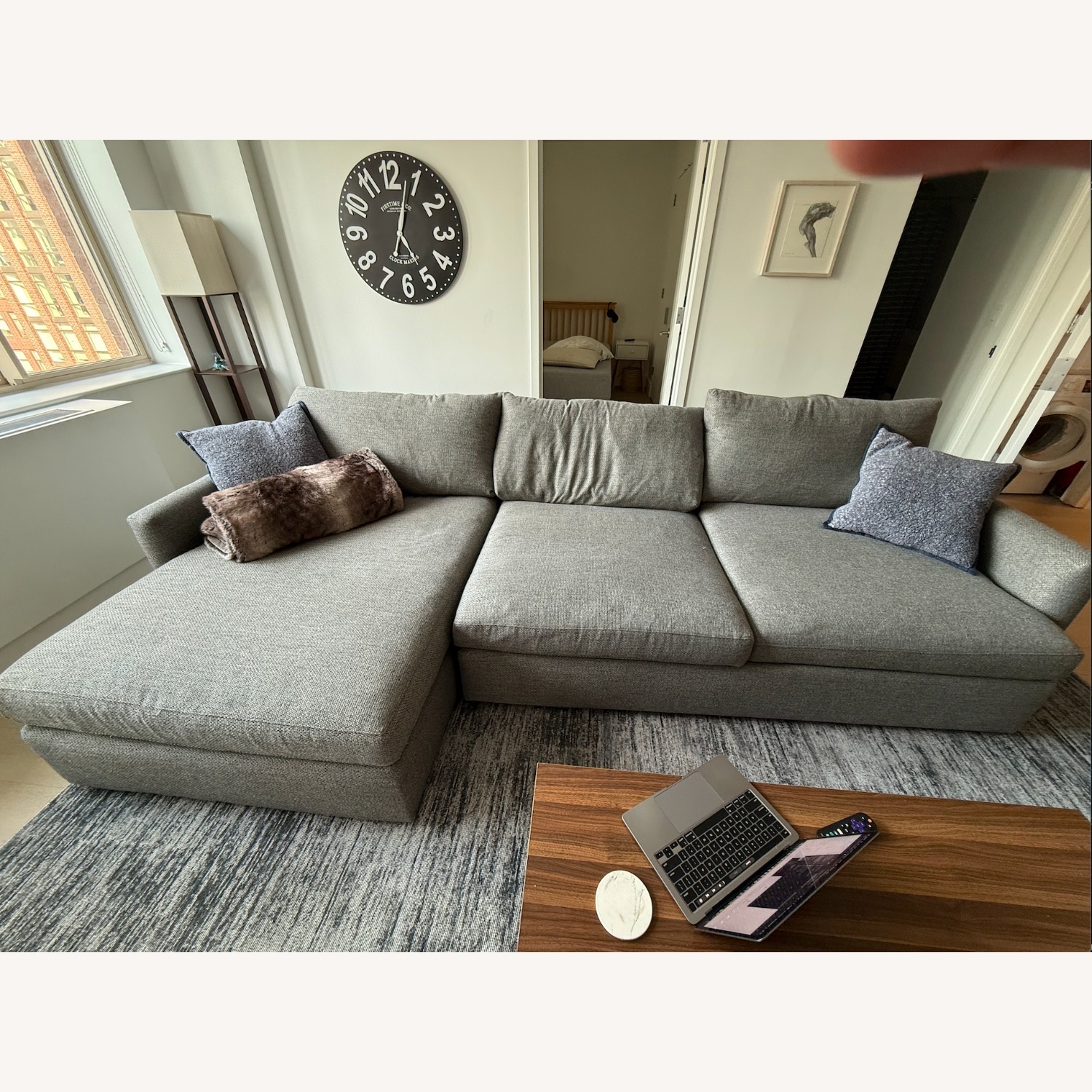 Crate & Barrel Lounge Deep Sectional - image-2