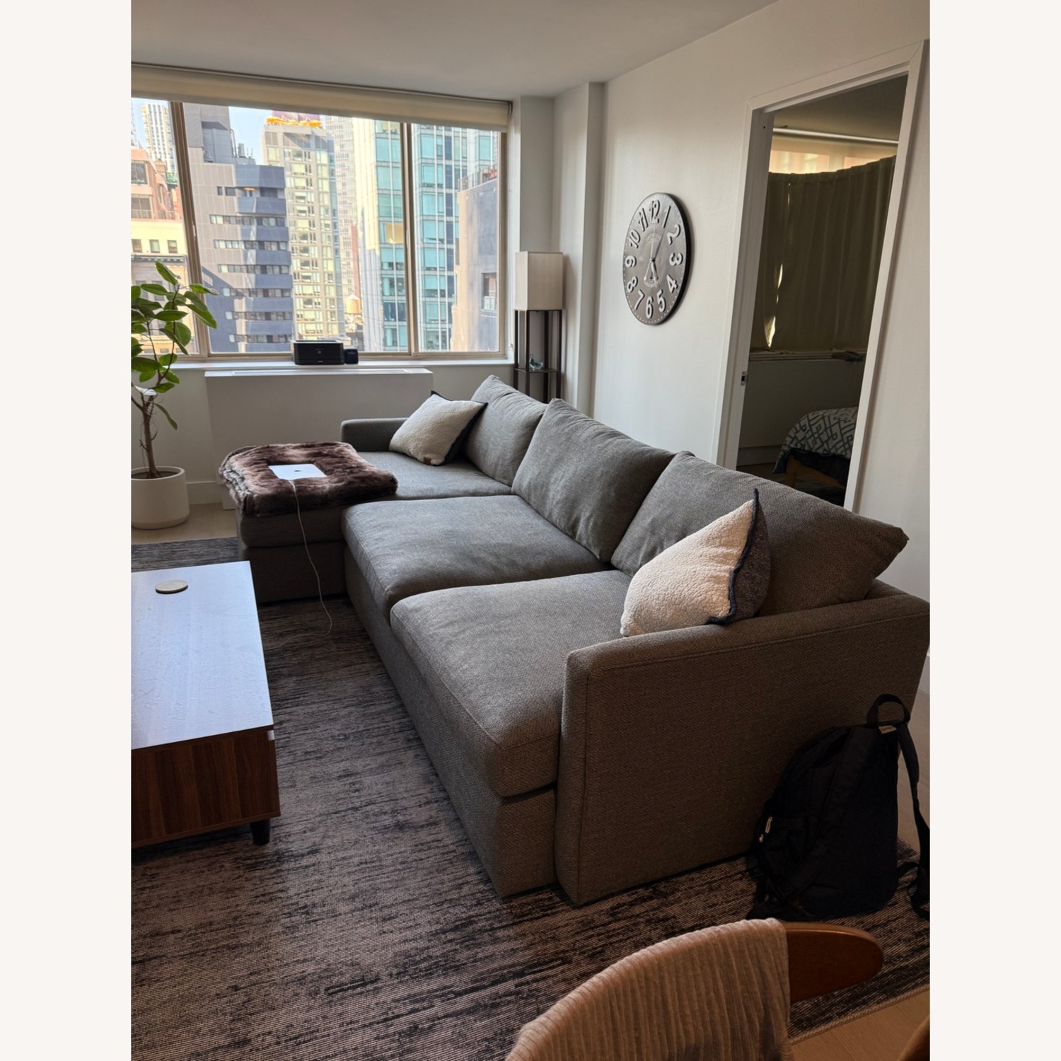 Crate & Barrel Lounge Deep Sectional - image-1