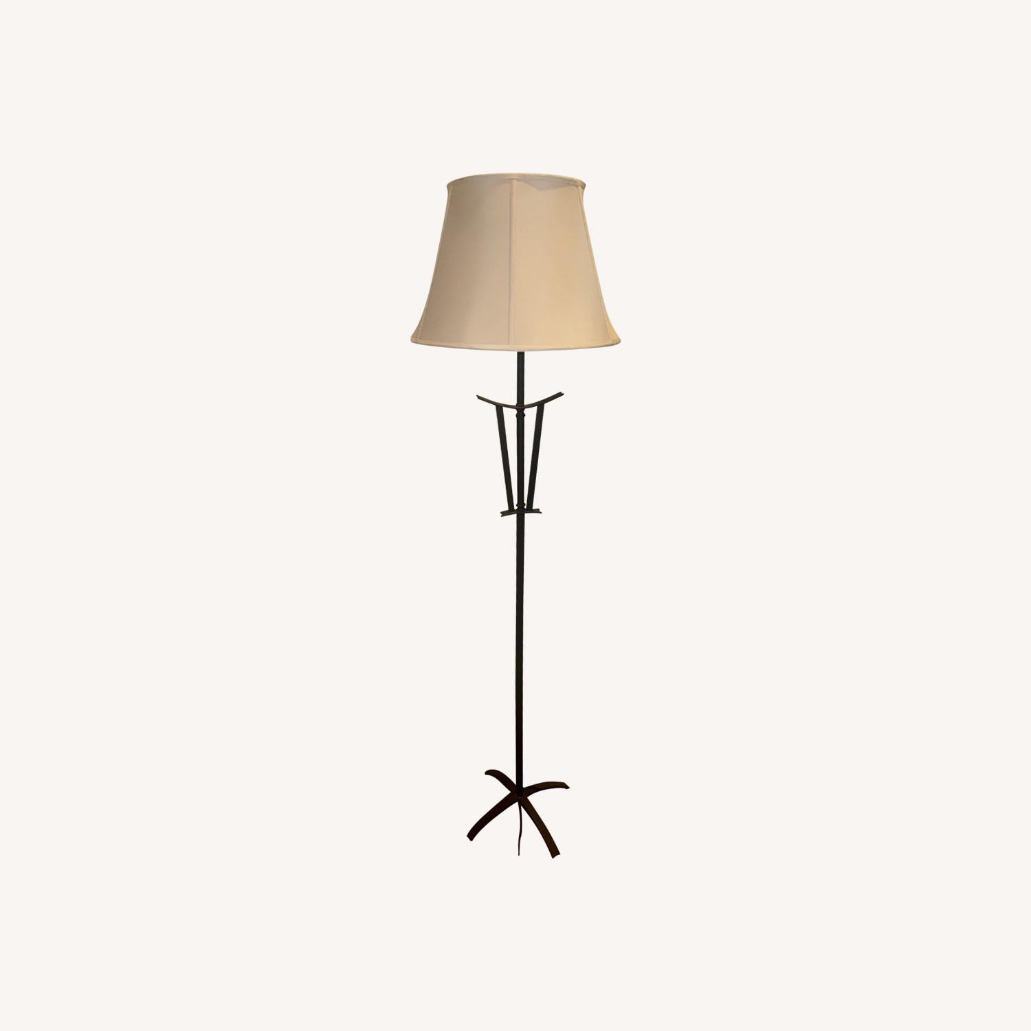 Metal Frame Floor Lamp - image-0