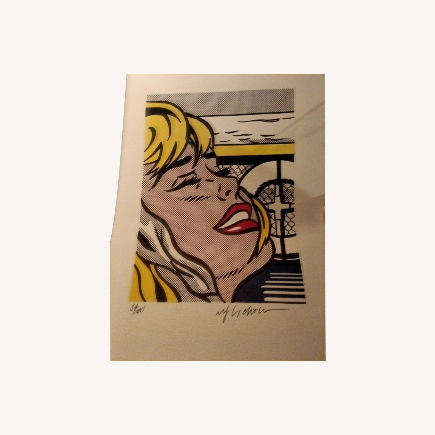 Roy Lichtenstein Signed Art - image-0