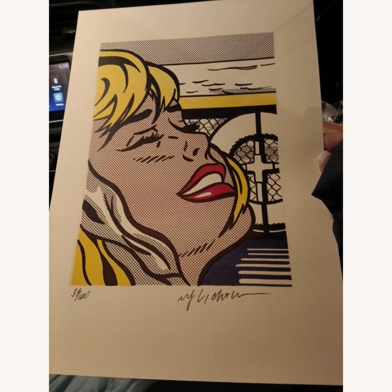 Roy Lichtenstein Signed Art - image-2