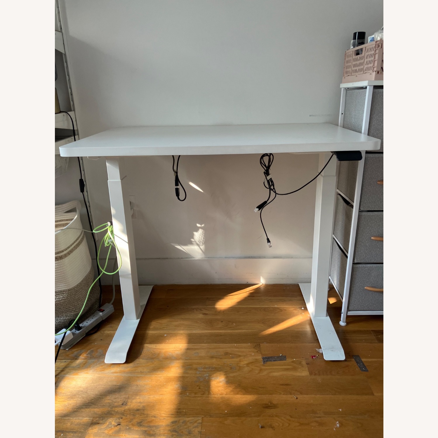Branch Furniture White Compact Standing Desk - image-1