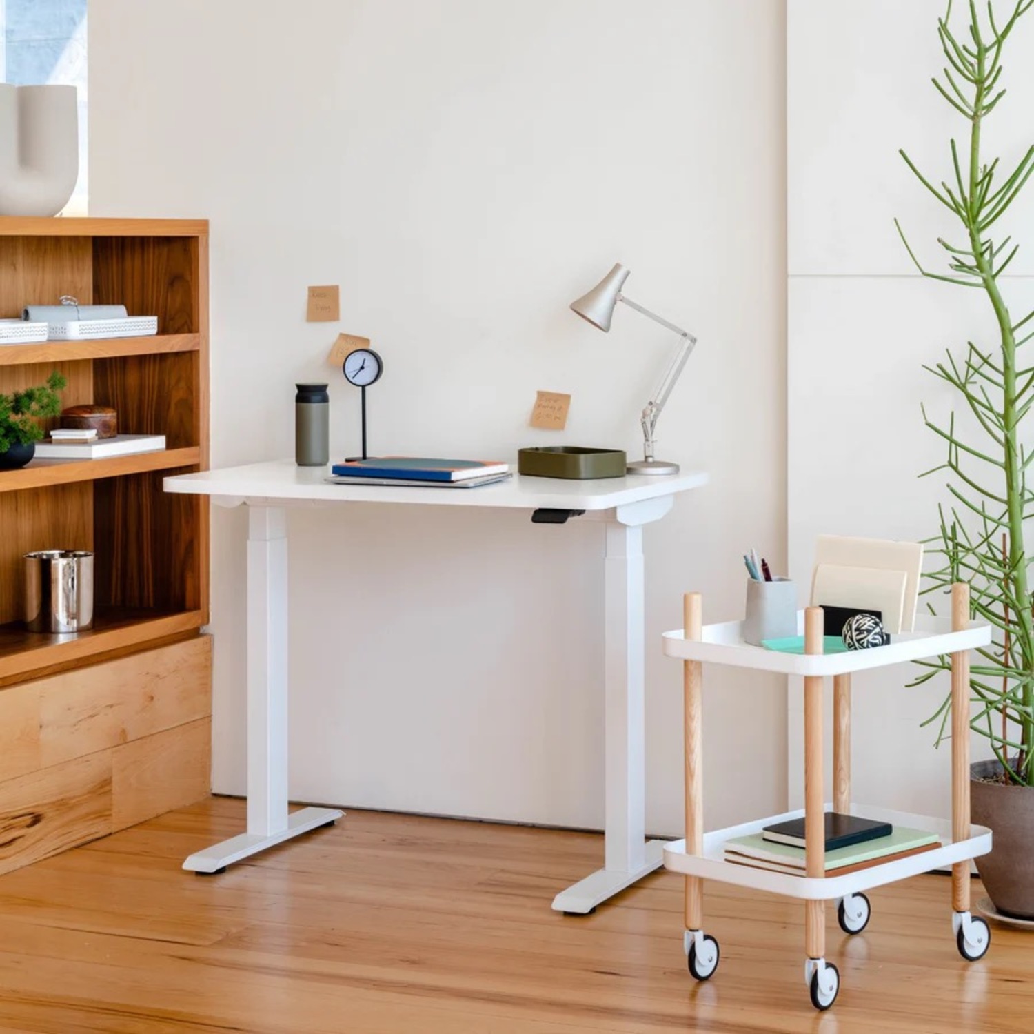 Branch Furniture White Compact Standing Desk - image-4