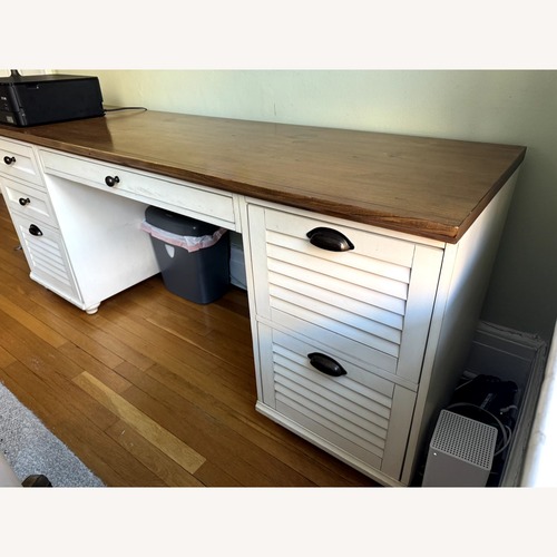Used Pottery Barn Whitney Executive Desk  for sale on AptDeco