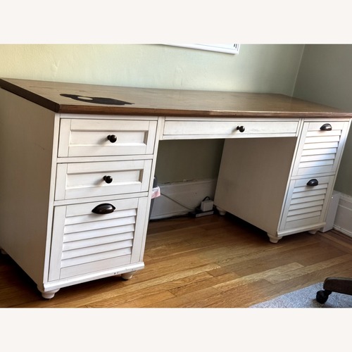 Used Pottery Barn Whitney Executive Desk  for sale on AptDeco