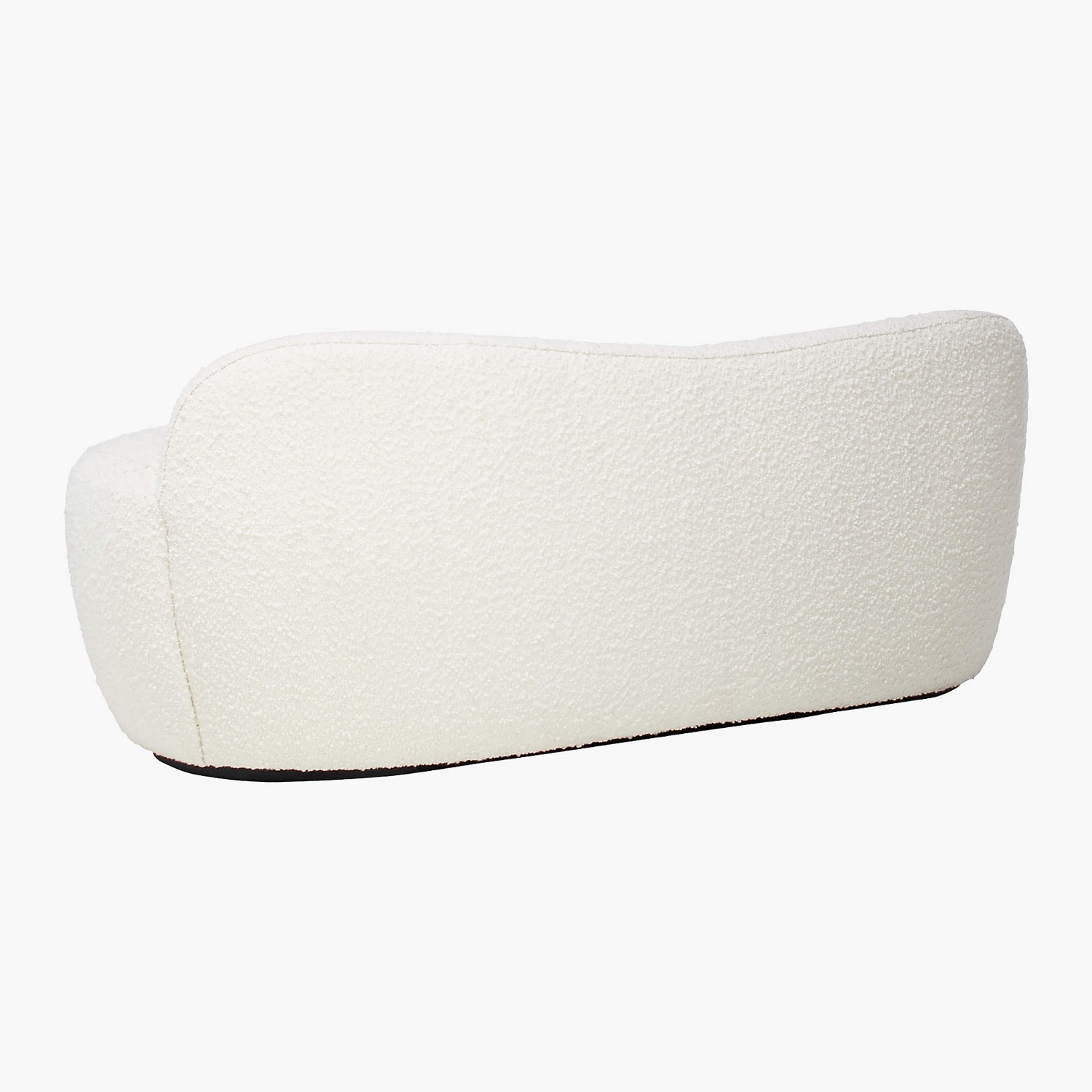 Orleans Warm White Boucle Upholstered Bench - image-3