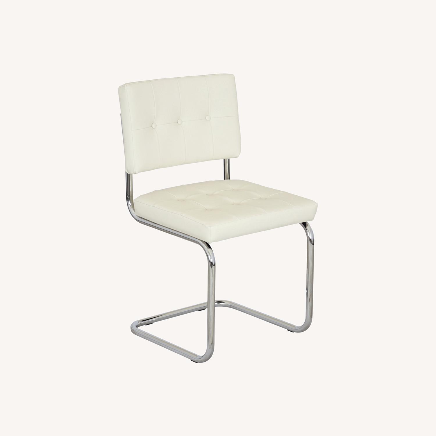 Bauhaus Aurora in Inca 101 Bone Upholstery Vinyl - image-0