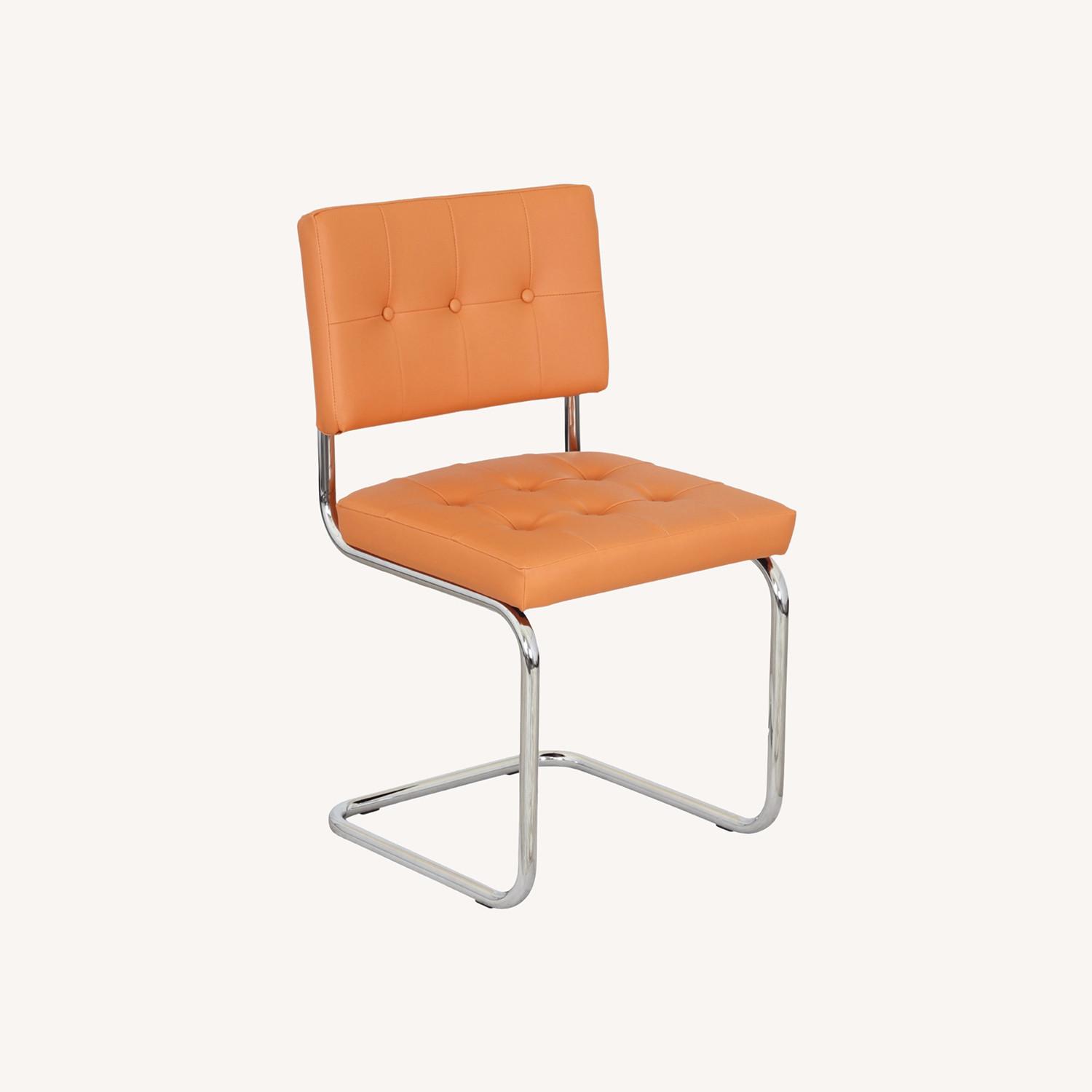 Bauhaus Aurora in Inca 303 Orange Upholstery Vinyl - image-0