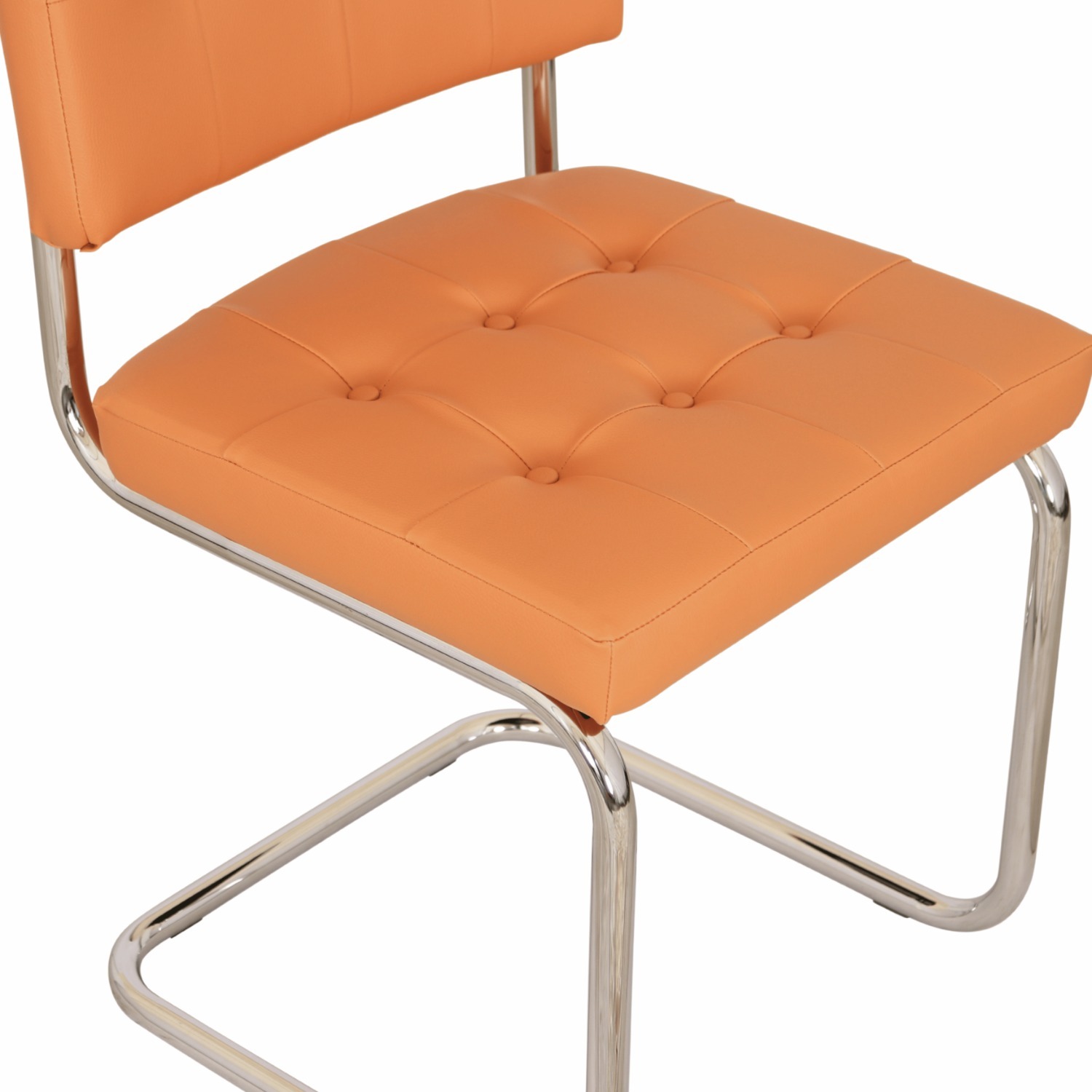 Bauhaus Aurora in Inca 303 Orange Upholstery Vinyl - image-3